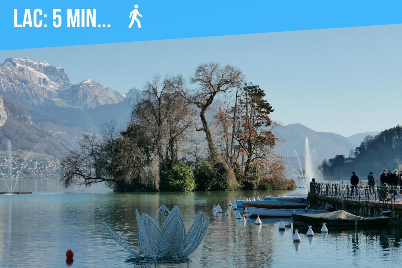 Le Carnot - Mycosyapart, Duplex Coeur De Ville Et Lac, Climatise Annecy Dış mekan fotoğraf